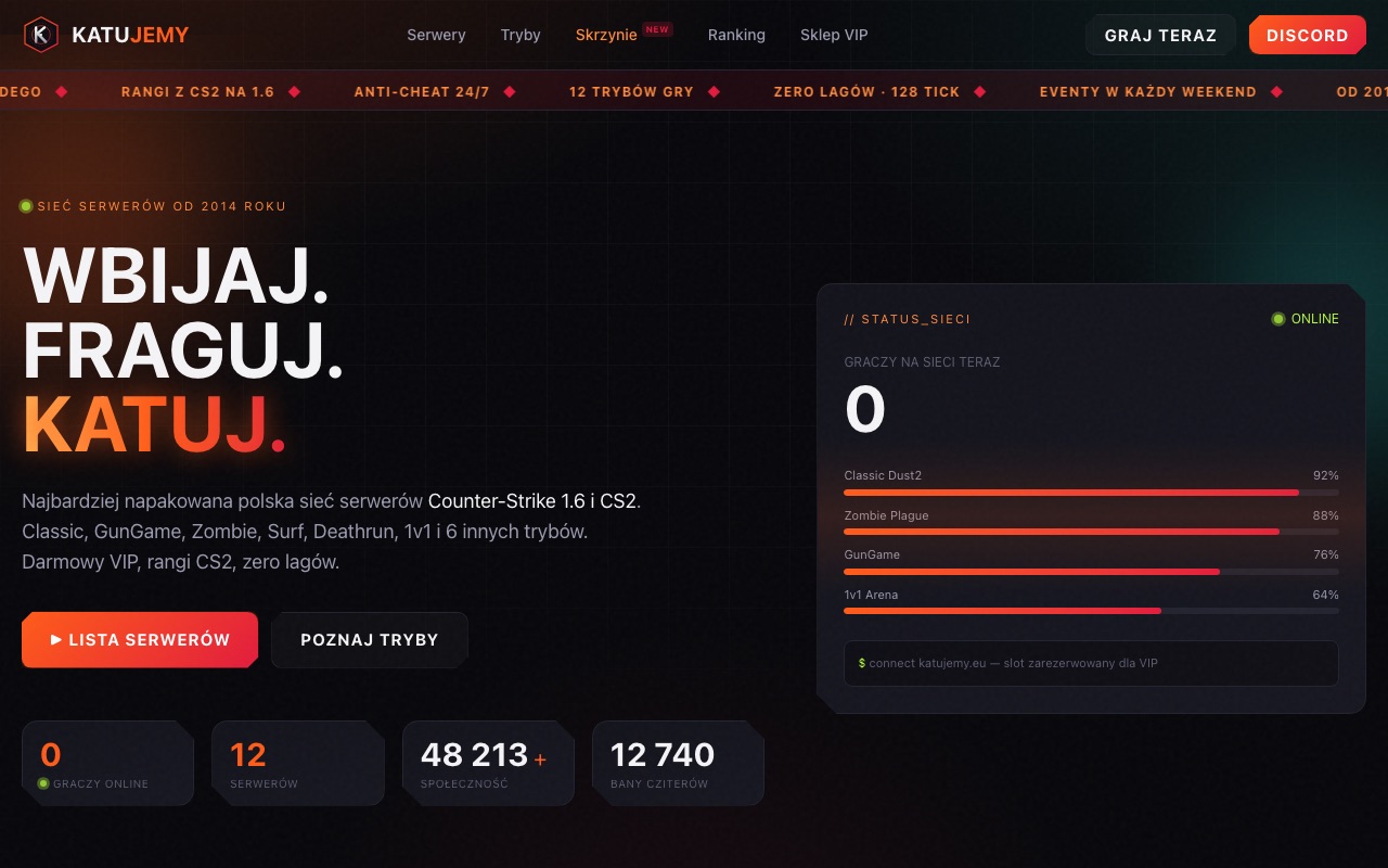 Screenshot of KATUJEMY