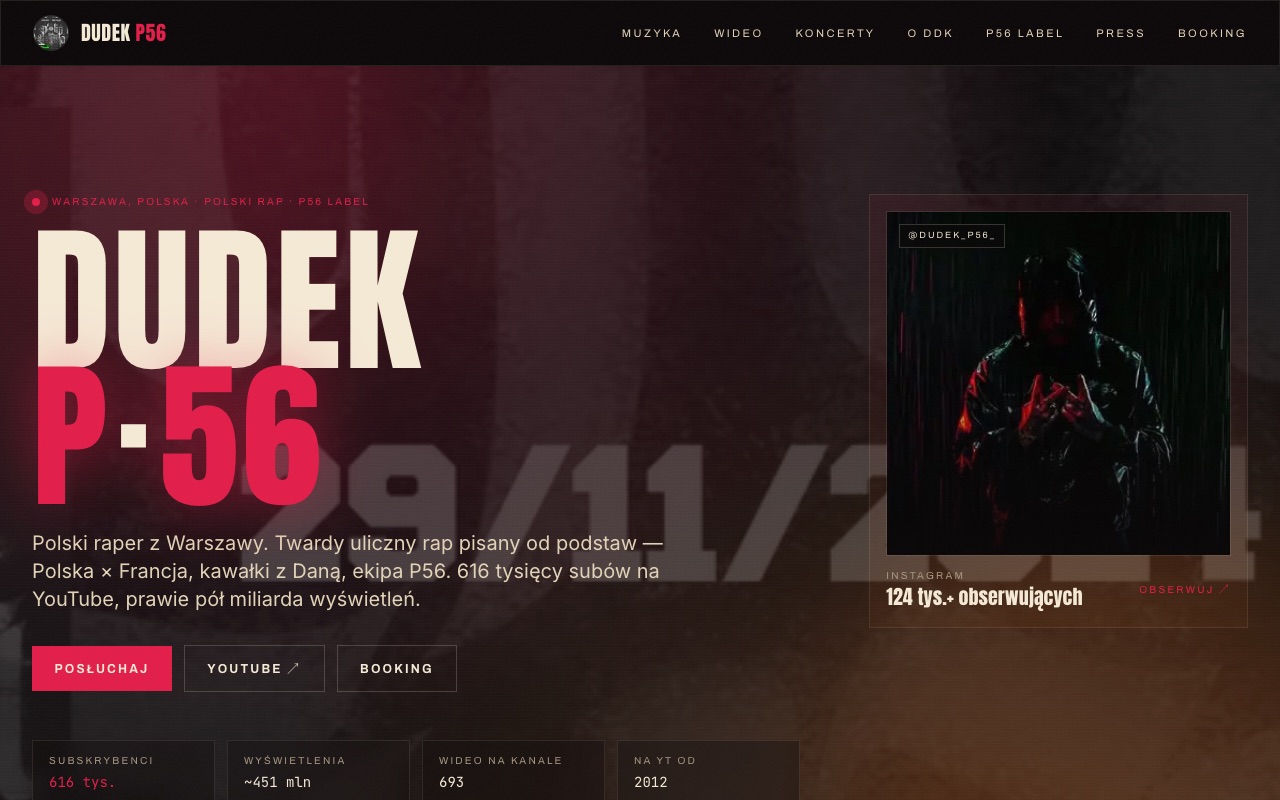 Screenshot of DUDEK P56